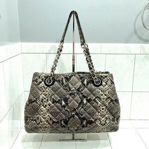 Kate Spade New York Maryanne Snakeskin Large Satchel - EUC